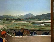 Jean-Etienne Liotard View of Geneva from the Artist s House Sweden oil painting reproduction
